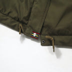 90s Military Insulation Coat, Padded Field Coat, Mod Coat, FREE Khaki, Quilted Liner, MULBERRY STREET