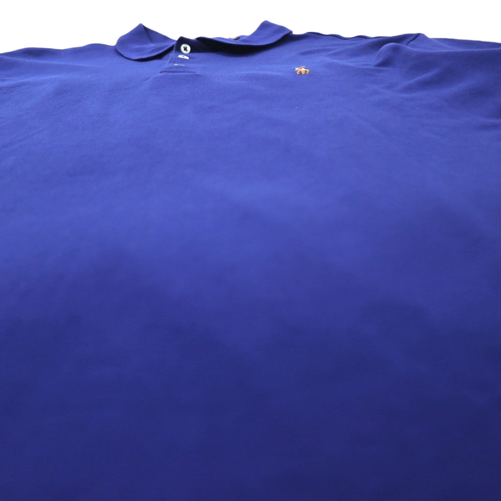 POLO RALPH LAUREN カスタムスリムフィット CUSTOM SLIM FIT ポロシャツ XL ネイビー コットン スモールポニー刺繍