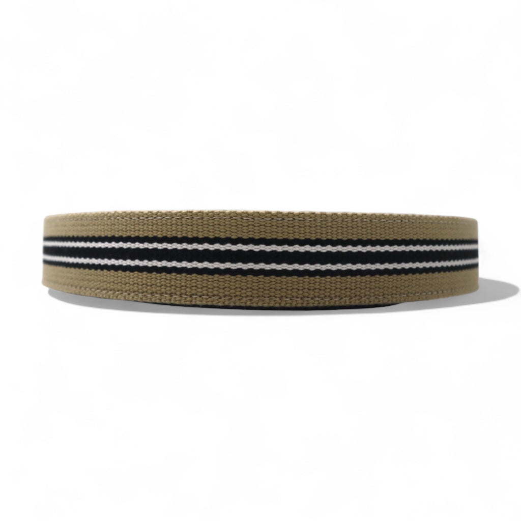 VAN -JAC- IVY Ivy Tape Belt, Beige, Stretch Mesh, PU Leather