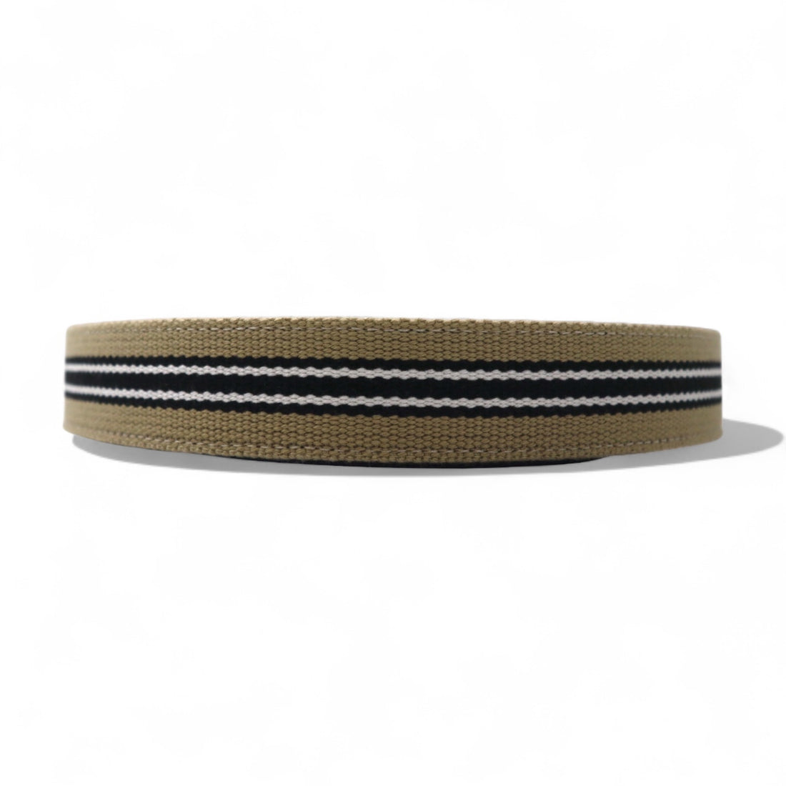VAN -JAC- IVY Ivy Tape Belt, Beige, Stretch Mesh, PU Leather