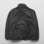 DANTON High Pile Stand Collar Fleece Jacket, Size M, Gray, Double Zip, DT-A0038