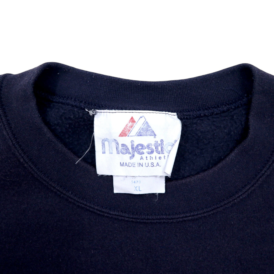 majestic USA made 90s NFL embroidered sweatshirt XL navy cotton TENNESSEE TITANS