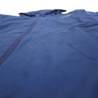THE NORTH FACE Mountain Parka Shell Jacket, Size L, Navy, Waterproof, Drawcord, Sharp End Hoodie, NP61308