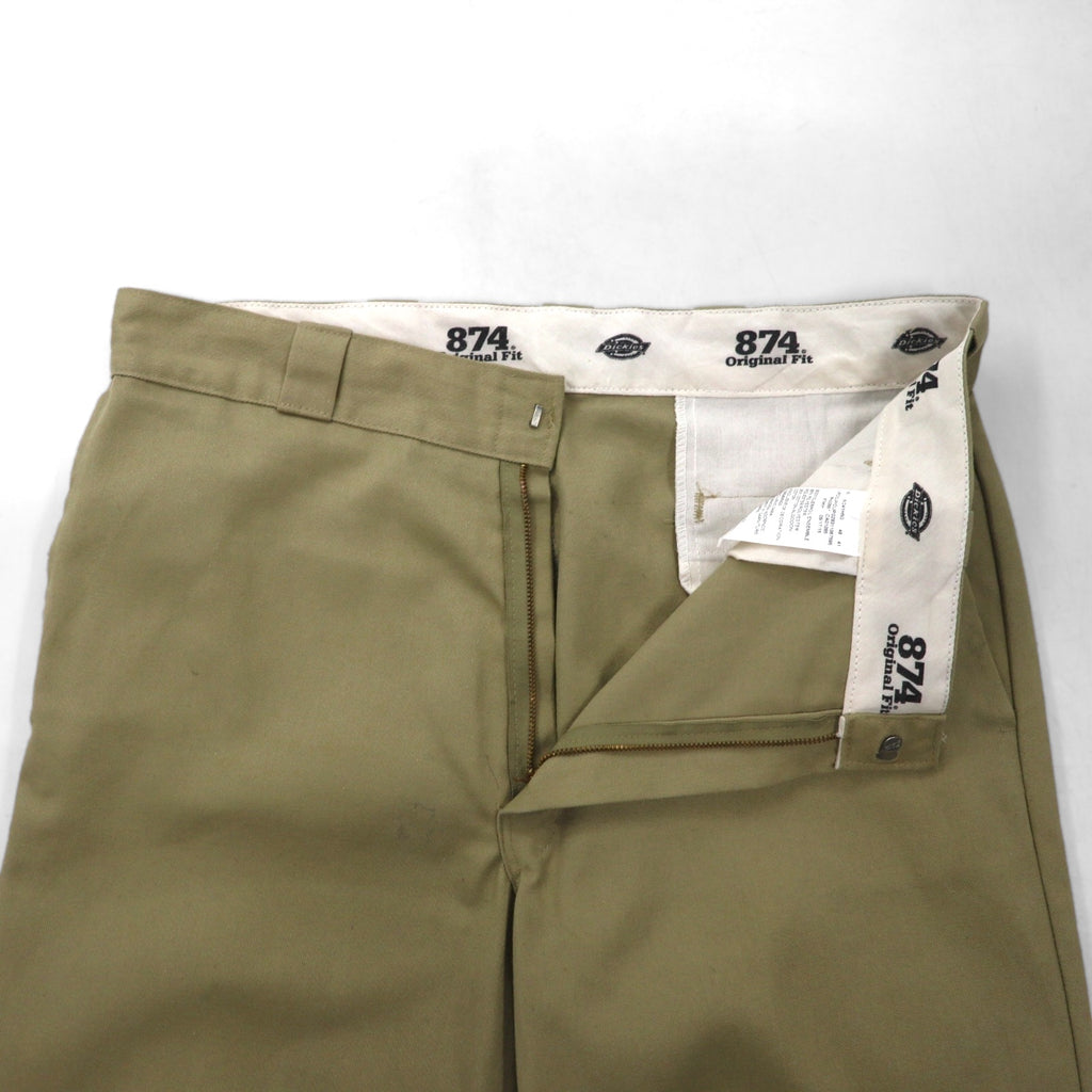 Dickies 874 Original Fit Work Chino Pants, Size L, Beige, Polyester and Cotton