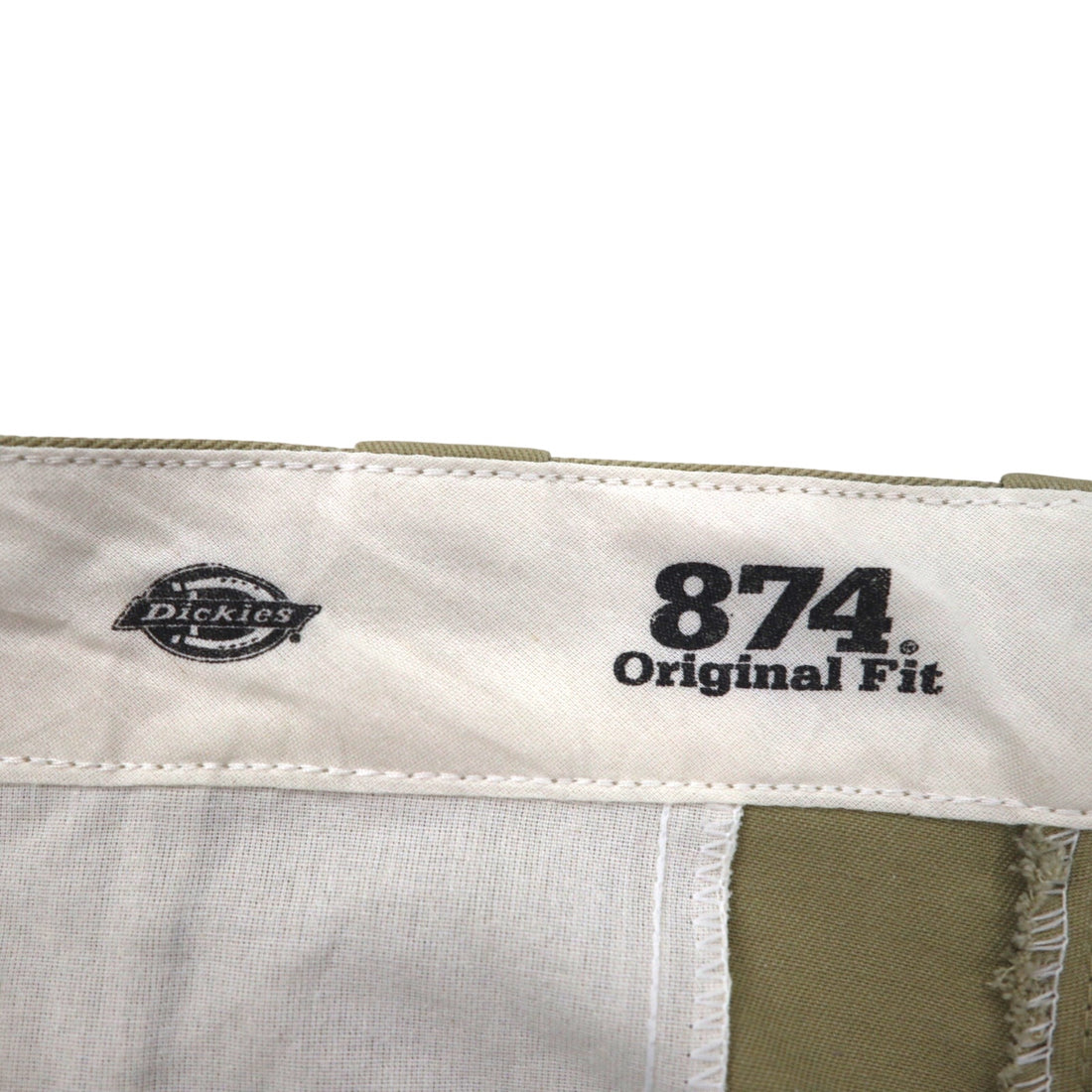 Dickies 874 Original Fit Work Chino Pants, Size L, Beige, Polyester and Cotton