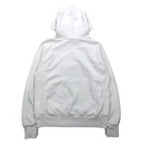 Champion Reverse Weave Pullover Hoodie L White Blue Single Tag Reprint Made in Honduras