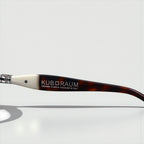 KUBORAUM サングラス Maske J7 キャットアイ ブラック ベッコウ BS 51-20 145 イタリア製