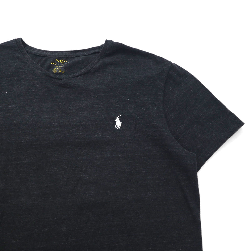 POLO RALPH LAUREN Small Pony Embroidered T-Shirt, Size M, Gray, Cotton