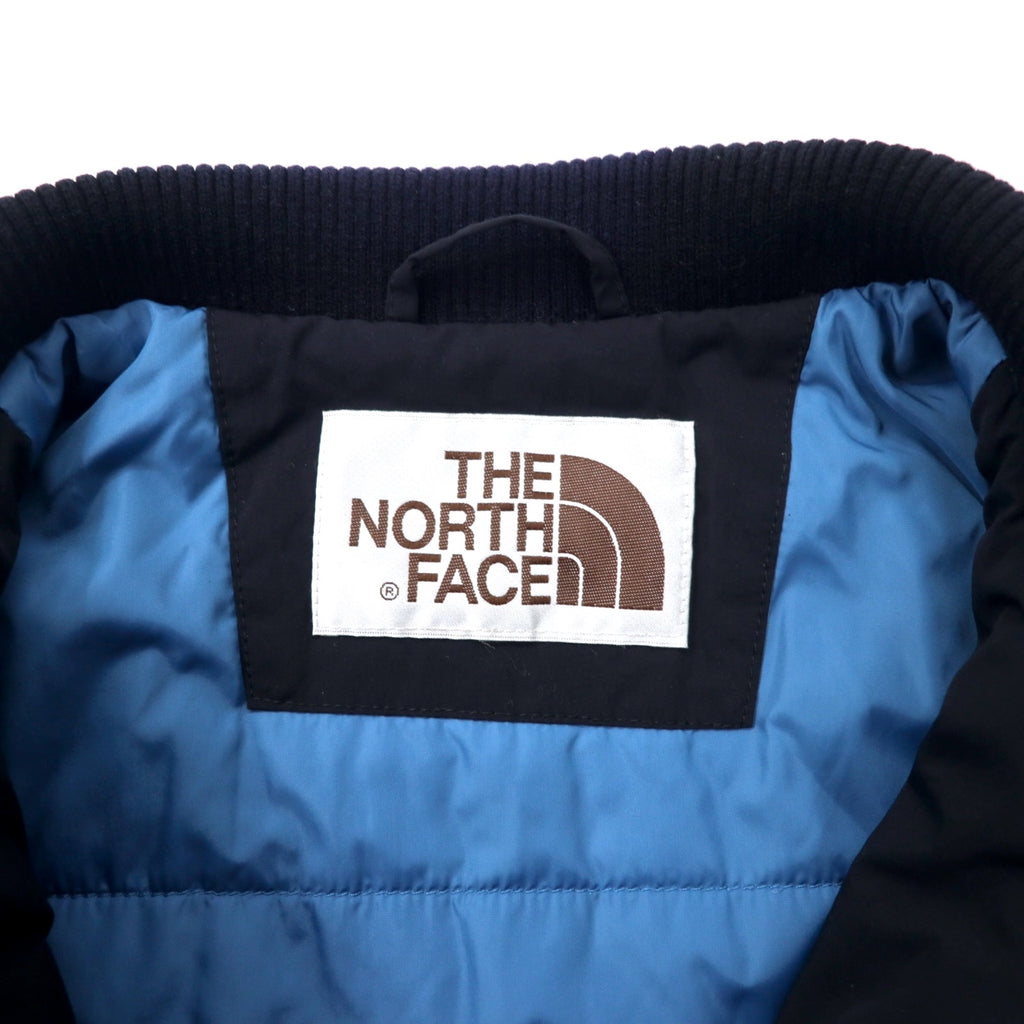 THE NORTH FACE MA-1 Flight Jacket L Navy Nylon Excelloft