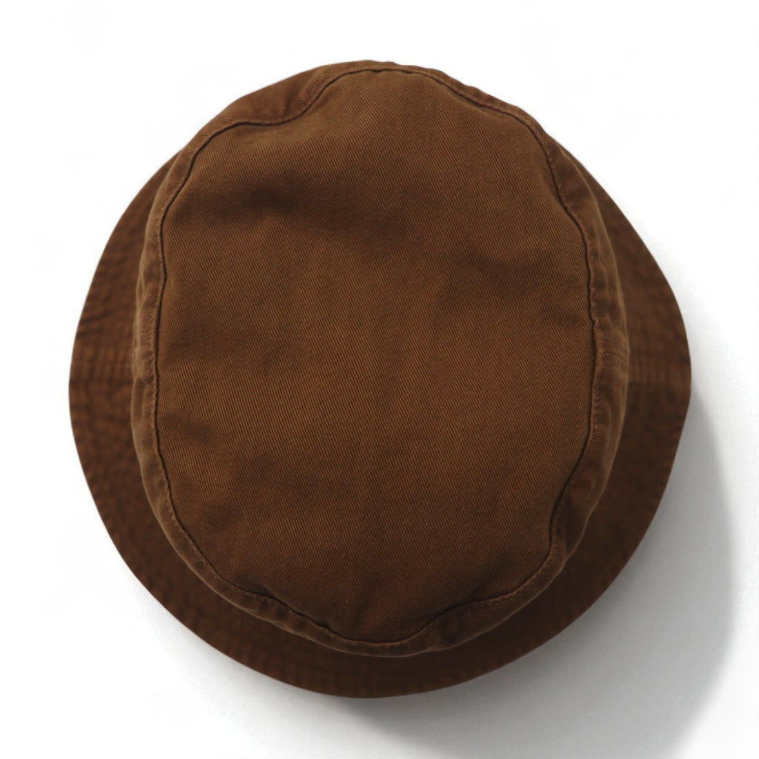 Polo by Ralph Lauren 90s Bucket Hat, Medium, Brown Cotton with Small Pony Embroidery