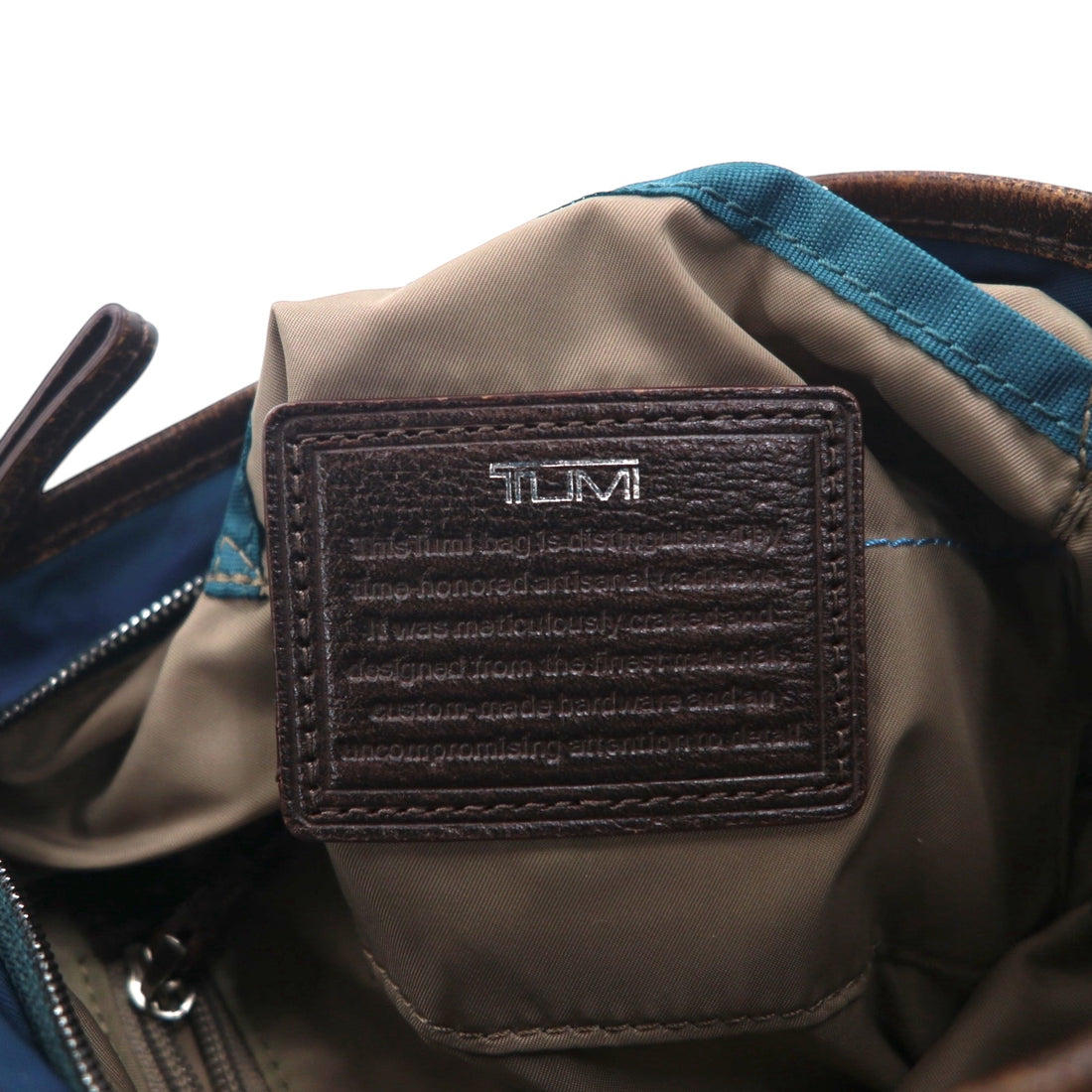 TUMI クロスボディ ショルダーバッグ サコッシュ ネイビー ナイロン
