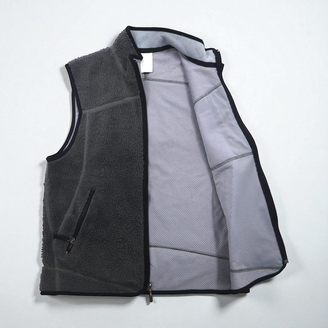 Patagonia 2000s Classic Retro X Fleece Vest, Size Small, Gray, 23045 F6