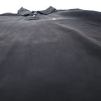 POLO RALPH LAUREN Custom Fit Polo Shirt, Size L, Black Cotton, Pique, Small Pony Embroidery
