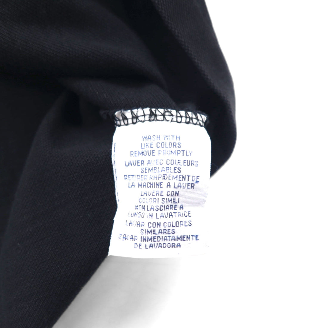 POLO RALPH LAUREN Custom Fit Polo Shirt, Size L, Black Cotton, Pique, Small Pony Embroidery