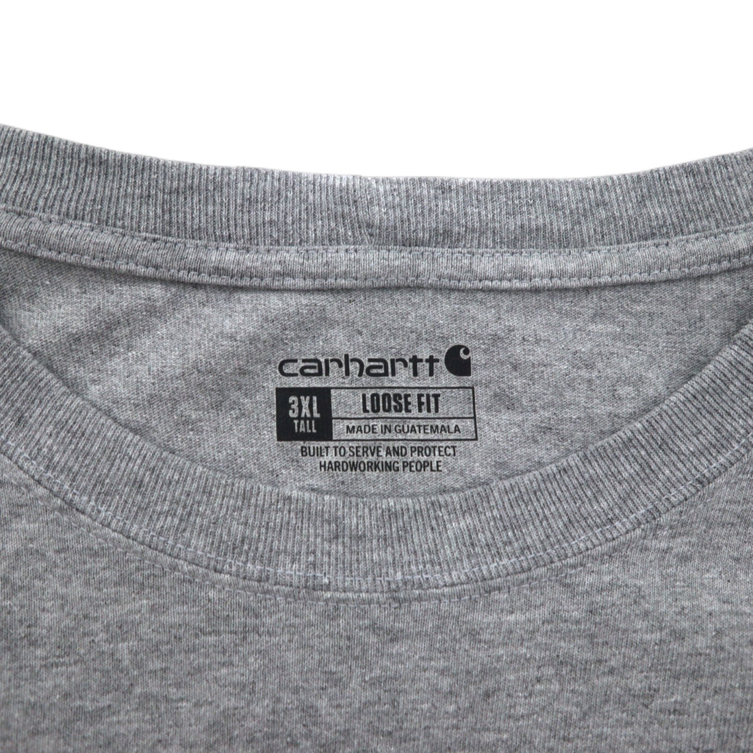 Carhartt ルーズフィット ロングスリーブ ポケット Tシャツ ロンT 3XL グレー LOOSE FIT HEAVYWEIGHT LONG-SLEEVE POCKET T-SHIRT K126