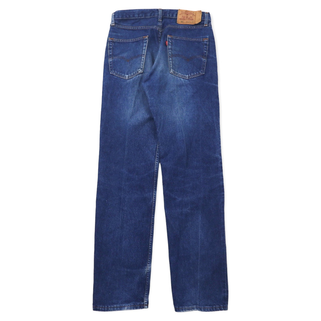 Levi's USA made 90s denim pants size 34 blue cotton button fly button back 521 501-0115