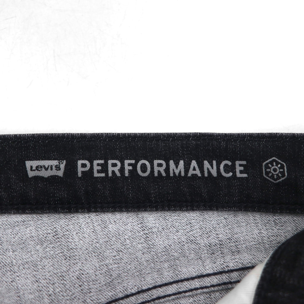 Levi's PREMIUM 511 ビッグE スリムフィット ストレッチ デニムパンツ ジーンズ M ブラック レザーパッチ 04511-2402