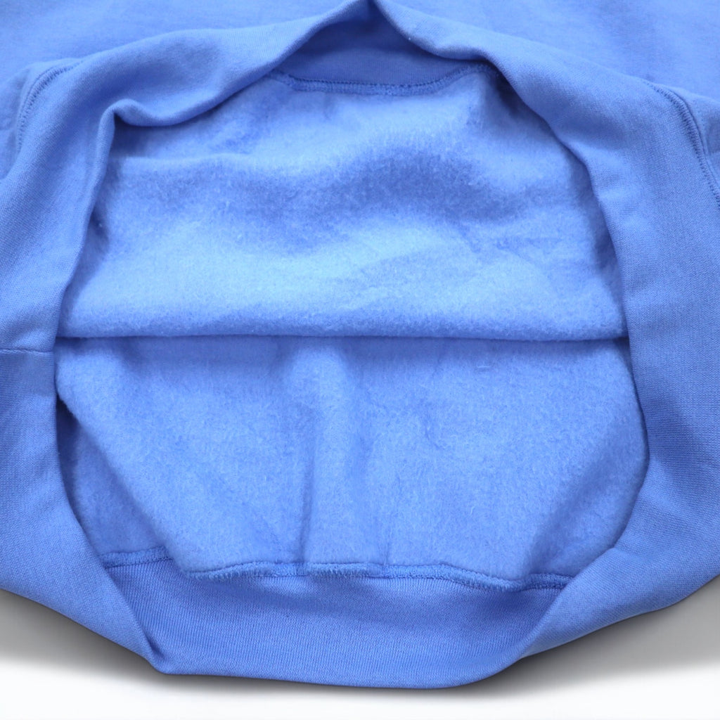 GILDAN College Pullover Hoodie 2XL Blue Dry Blend Fleece Lined JUGDE Arch Logo Made in Honduras