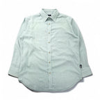 THE NORTH FACE Outdoor Polyester Shirt, Size L, Green Check, Chest Pocket, ON-4569