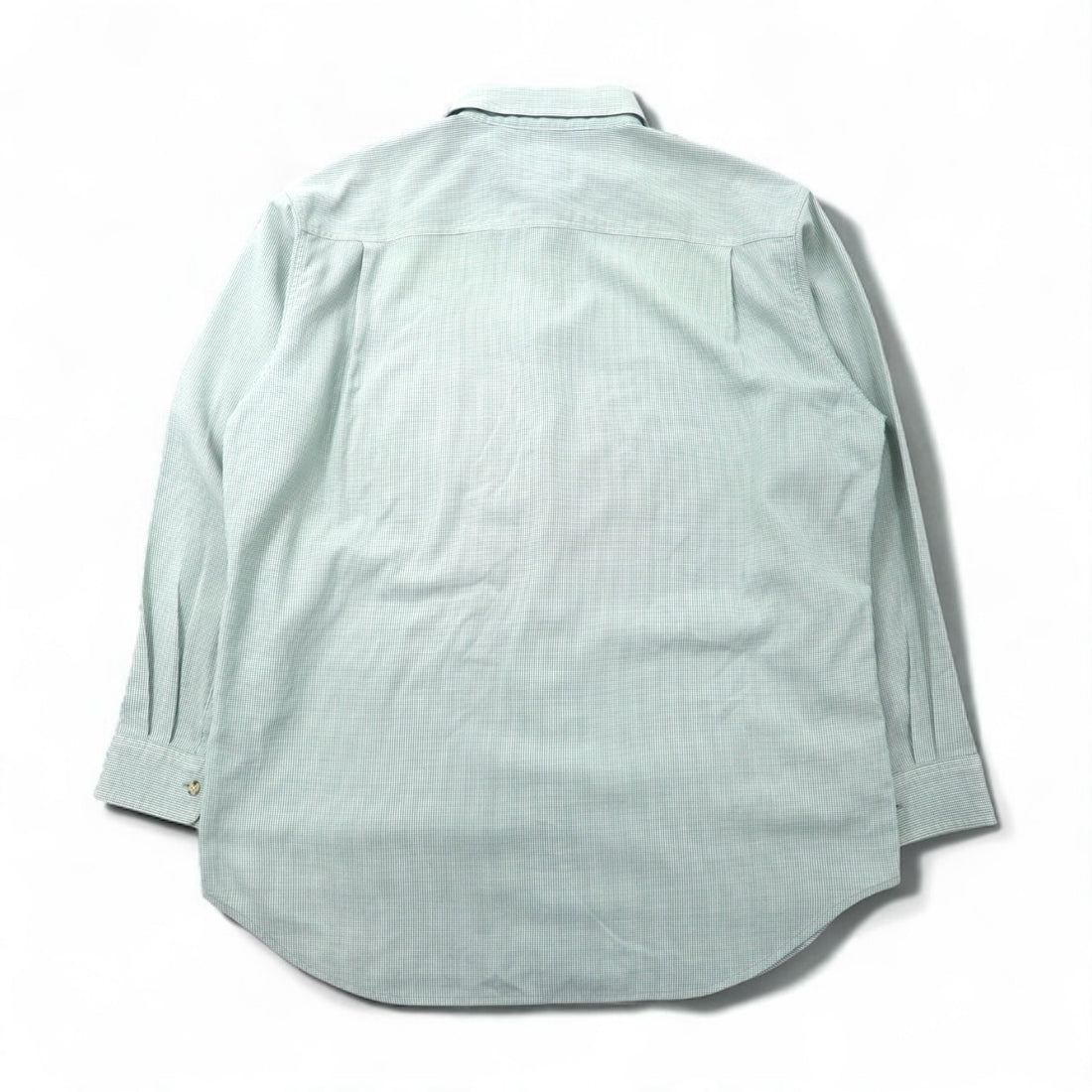 THE NORTH FACE Outdoor Polyester Shirt, Size L, Green Check, Chest Pocket, ON-4569