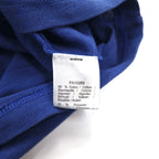LACOSTE スリムフィット ポロシャツ L ブルー 鹿の子 SLIM FIT ワンポイントロゴ FA10269 ペルー製