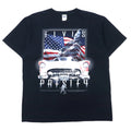 日本然リトテ-古着オンライン-ELVIS PRESLEY エルヴィス プレスリー バンド Tシャツ XL ブラック コットン 星条旗 anvilボディ ビッグサイズ ホンジュラス製-ELVIS PRESLEY Elvis Presley Band T-Shirt XL Black Cotton Stars and Stripes Anvil Body Big Size Honduras Made