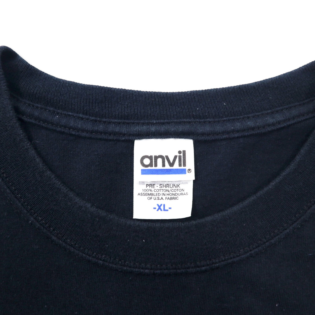 ELVIS PRESLEY Elvis Presley Band T-shirt XL Black Cotton Star Spangled Banner Anvil Body Big Size Made in Honduras