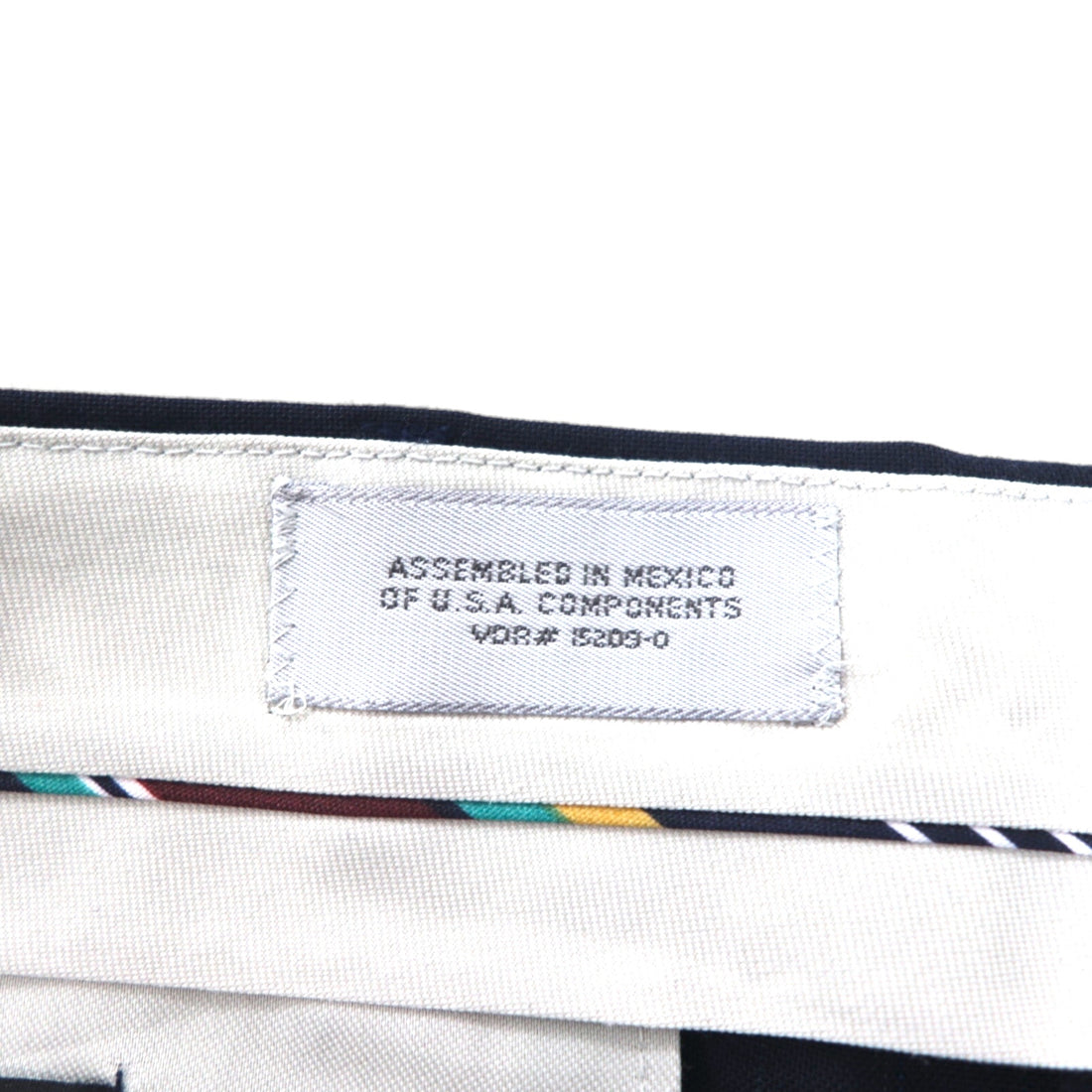 TOWNCRAFT 90s Vintage Slacks, Size L, Navy Striped Wool
