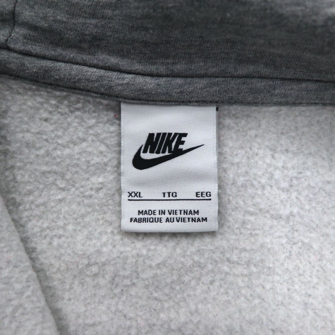 NIKE クラブ フリース フルジップ パーカー XXL グレー スウォッシュ CLUB FLEECE BV2645-063