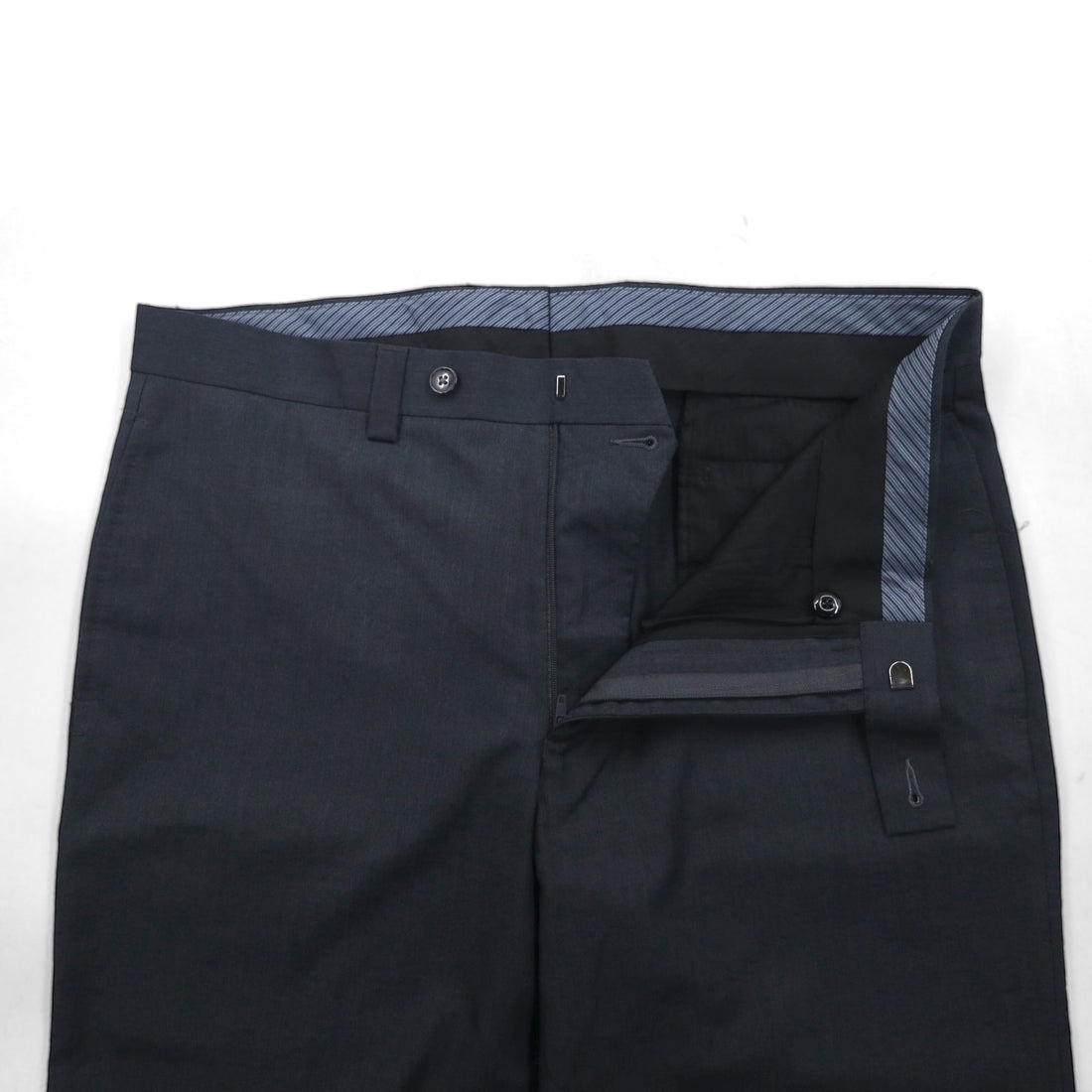 Calvin Klein Slacks, Size L, Gray, Polyester, Washable