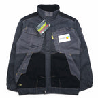 molinel expert ユーロワーク フランス ユーティリティ ジャケット L グレー Cordura コーデュラ デニム 未使用品