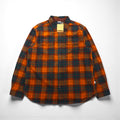 The North Face Arroyo Flannel Shirt, Size XL, Orange Check, Double Pocket, NF0A4QPJ, Unused, US Standard