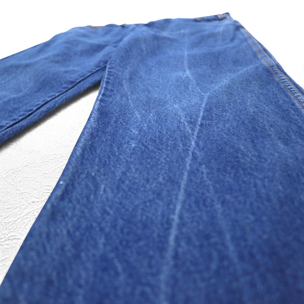 Dickies Denim Pants Industrial Jeans L Indigo Blue Relaxed Fit Zipper Fly C993RNB Made in Mexico