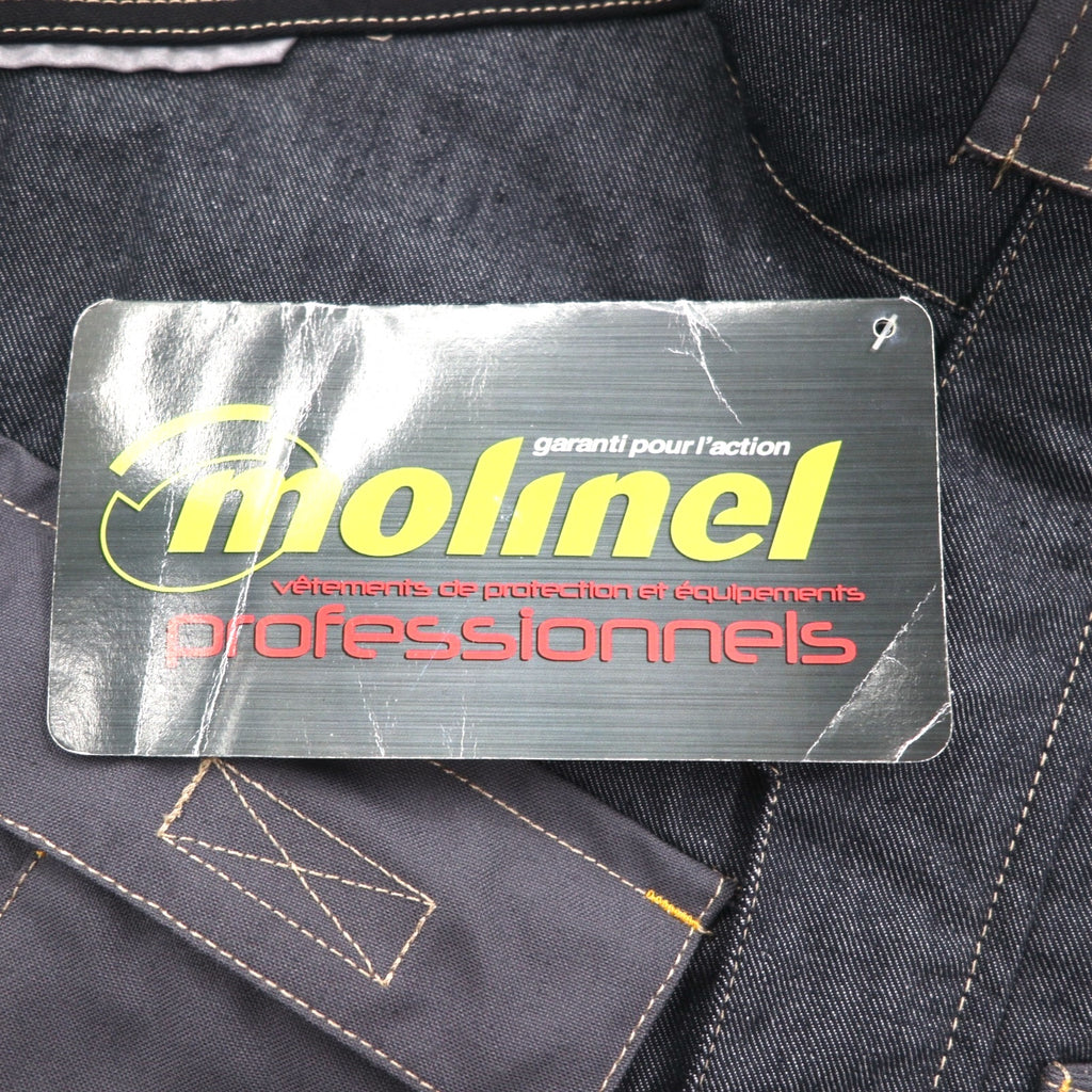 molinel expert ユーロワーク フランス ユーティリティ ジャケット L グレー Cordura コーデュラ デニム 未使用品