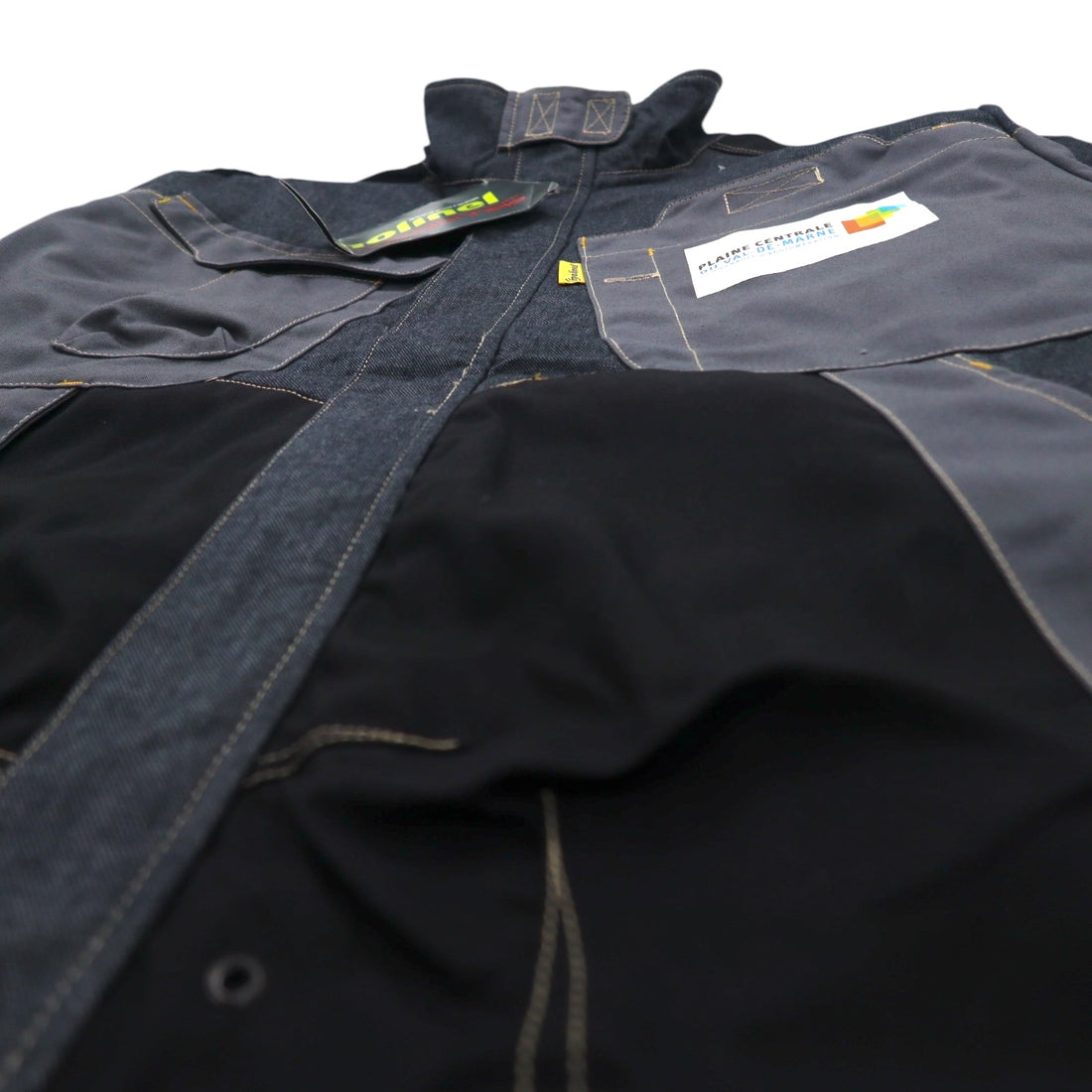 molinel expert ユーロワーク フランス ユーティリティ ジャケット L グレー Cordura コーデュラ デニム 未使用品