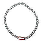 GIVENCHY Old Kihei Chain 2WAY Choker 2-Row Bracelet Silver