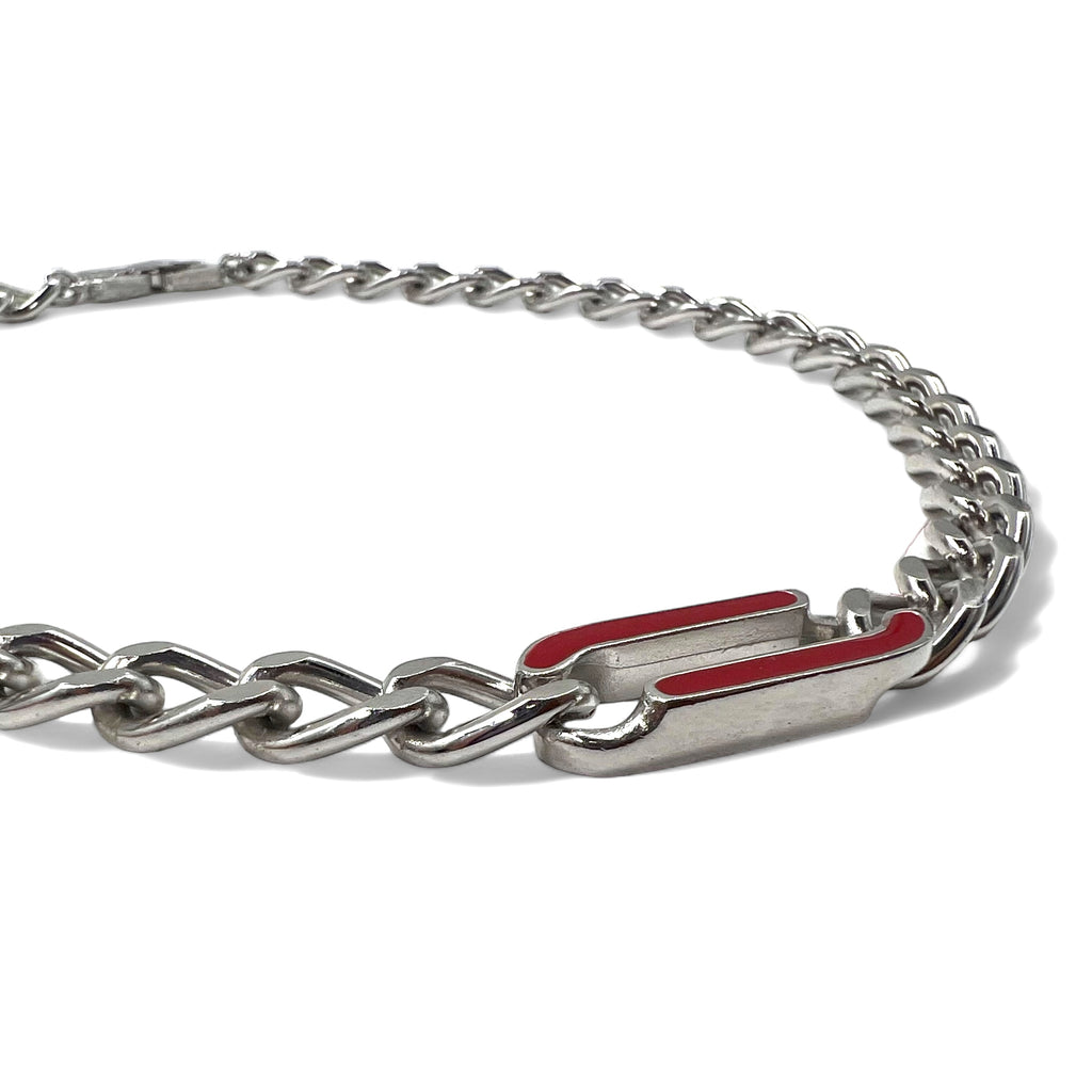 GIVENCHY Old Kihei Chain 2WAY Choker 2-Row Bracelet Silver
