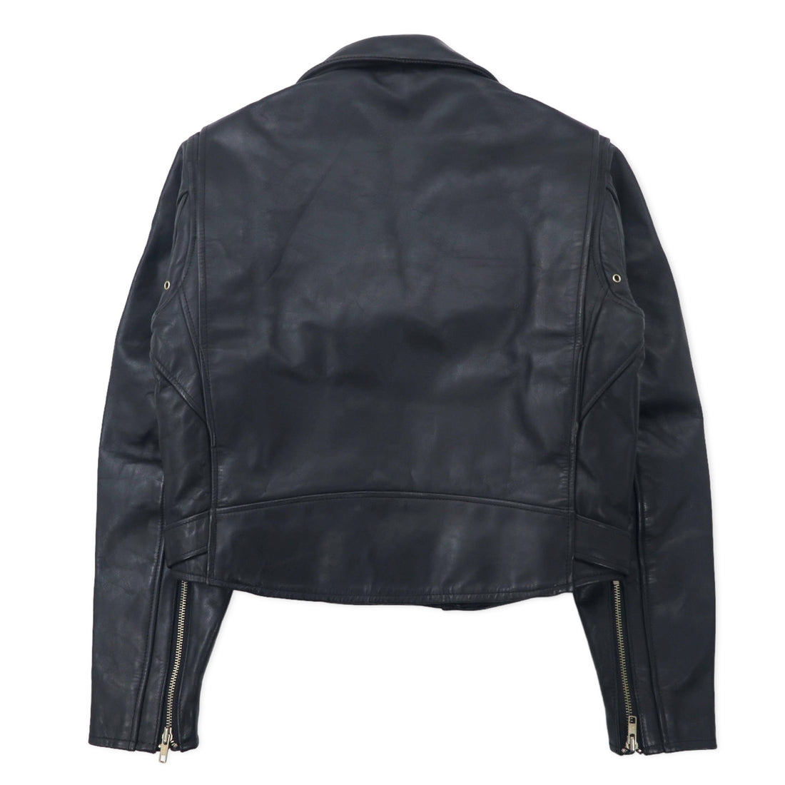 HARLEY DAVIDSON Double Riders Jacket Leather Jacket S Black Cowhide Quilted Liner