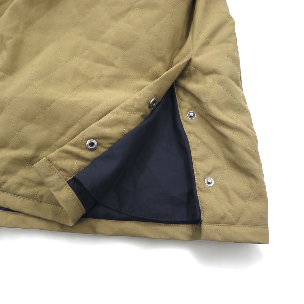 DANIEL CREMIEUX COLLECTION Quilted Jacket L Beige Nylon Padded Chin Strap