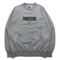 majestic Packers embroidered sweatshirt XL grey cotton NFL PACKERS