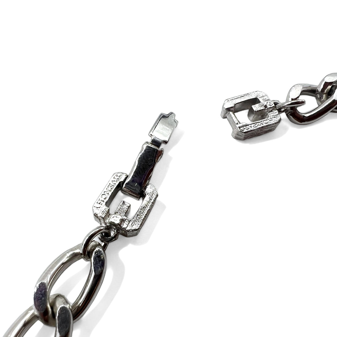 GIVENCHY Old Kihei Chain 2WAY Choker 2-Row Bracelet Silver