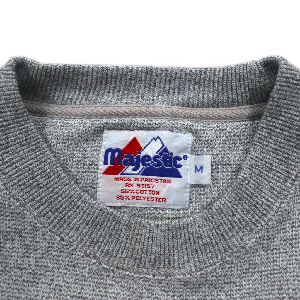 majestic Packers embroidered sweatshirt XL grey cotton NFL PACKERS