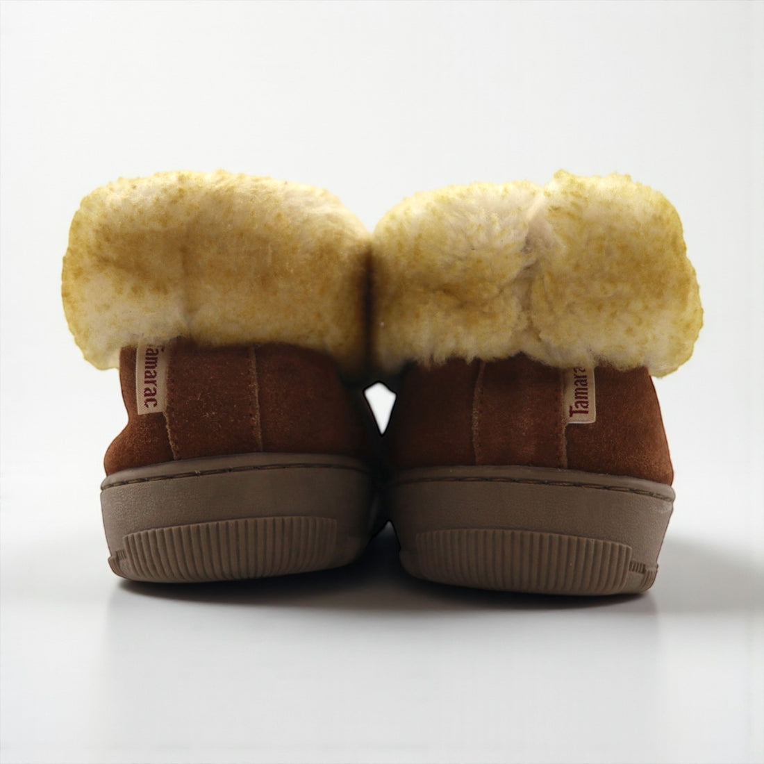 Tamarac Sheepskin Boots, Size 28cm, Brown, Lambskin Leather, Highlander Fur Slippers
