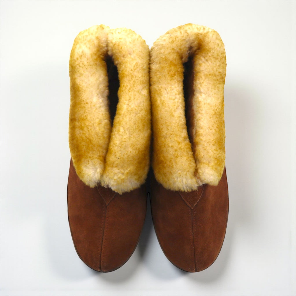 Tamarac Sheepskin Boots, Size 28cm, Brown, Lambskin Leather, Highlander Fur Slippers
