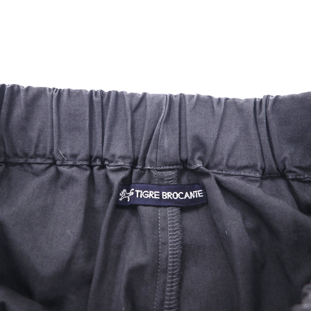 TIGRE BROCANTE 天空丸 タゴサクパンツ ワイド イージーパンツ FREE ユニセックス ネイビー コットン