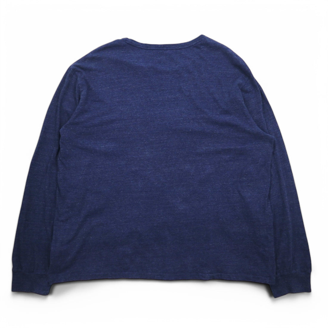 POLO RALPH LAUREN Long Sleeve T-Shirt, XXL, Navy, Cotton, Small Pony Embroidery
