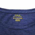 POLO RALPH LAUREN Long Sleeve T-Shirt, XXL, Navy, Cotton, Small Pony Embroidery