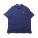 POLO RALPH LAUREN クラシックフィット ポロシャツ XL ネイビー コットン スモールポニー刺繍