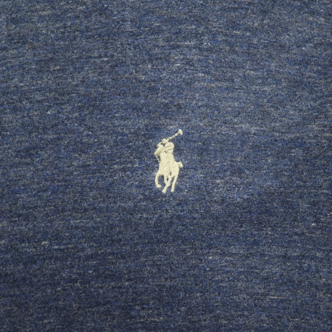 POLO RALPH LAUREN Long Sleeve T-Shirt, XXL, Navy, Cotton, Small Pony Embroidery