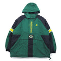 STARTER 90s NFL PRO LINE Anorak Parka, Padded, XL, Green, Nylon, Packers, Removable Hood